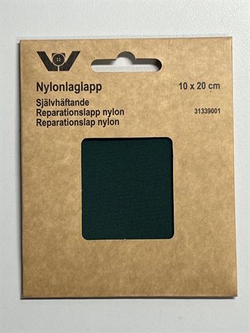 Nylon-lap/patch MØRKEGRØN